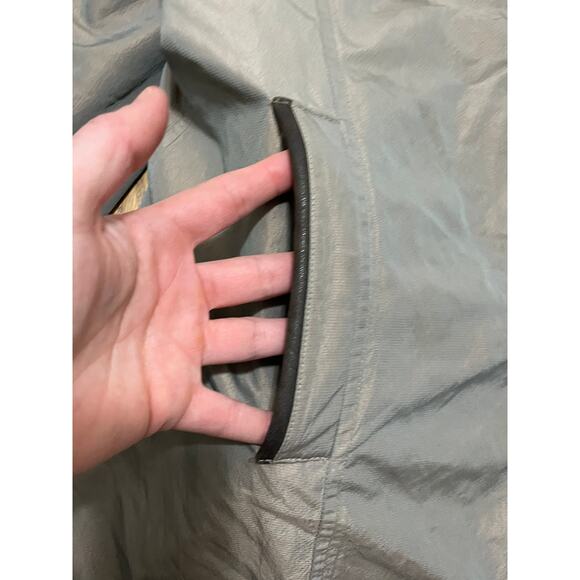 Vintage Pennylane Fur Trim Coat Gray Brown Toggle Button Closure Lined Outerwear - Picture 2 of 8